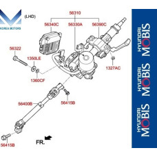 mobis steering column shaft hyundai i40 2011-19
